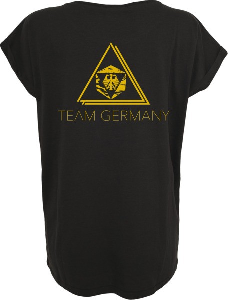 "TEAM GERMANY" Ladies Extended Shoulder Tee