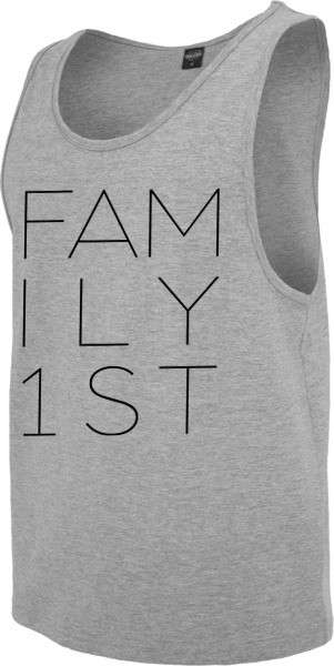 "FAMILY FIRST" Jersey Big Tank