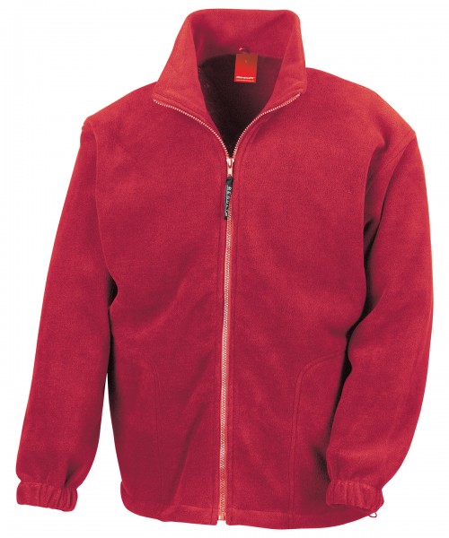 MENSA Fleece Jacke mit Aufnäher