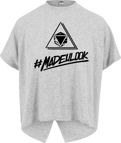 "MADEULOOK" Ladies Overlap Turtleneck Tee