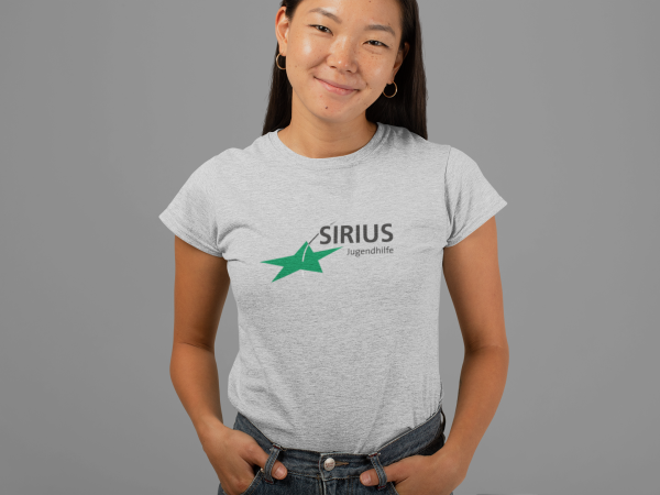 Bio Logo Damen Shirt "Sirius Jugendhilfe"