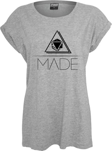 "DREIECK" Ladies Extended Shoulder Tee