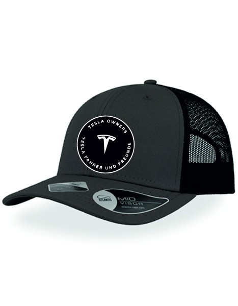 BaseCap mit Webaufnäher aus Recycelter Baumwolle und Recyceltem Polyester