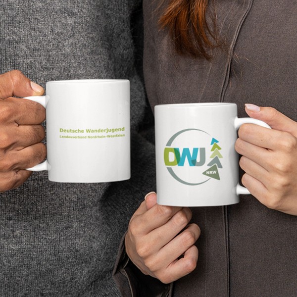 Wanderjugend Tasse mit beidseitigem Motiv