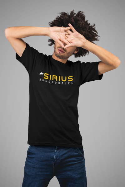 Bio Logoshirt Stern Herren "Sirius Jugendhilfe"