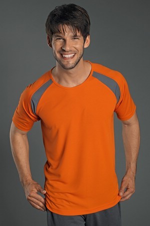 Tagless Crew Neck T Contrast Sports