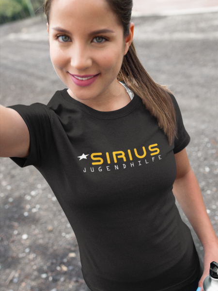 Bio Logoshirt Stern Damen "Sirius Jugendhilfe"