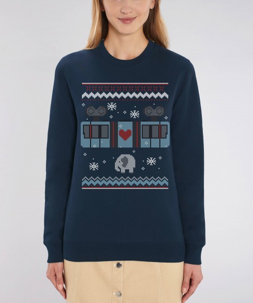 Damen Sweatshirt "Schneebebahn"